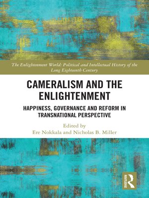cover image of Cameralism and the Enlightenment